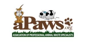 Proud Member of Association of Pet Waste Specialists (aPaws)